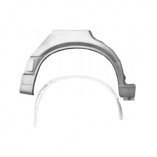 Reparasjonsplate Bakskjerm BMW 3 E30 87-94 Høyre Sett - Bilde 2