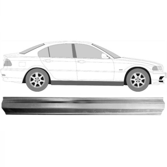 Reparasjonsplate Terskel BMW 3 E46 98-06 Høyre