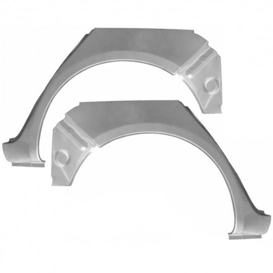 Reparasjonsplate Bakskjerm Skoda Fabia II 2007-2015 Venstre/Høyre Sett - Bilde 2