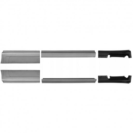 Reparasjonsplate Terskel Fiat Ducato / Peugeot Boxer 2006- Venstre+Høyre Sett - Bilde 2