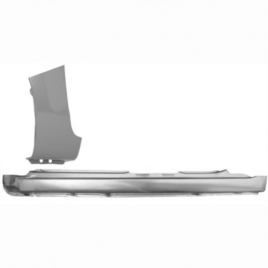 Terskel Med Reparasjonsplate Framskjerm Ford Focus 04-10 Venstre Sett - Bilde 2