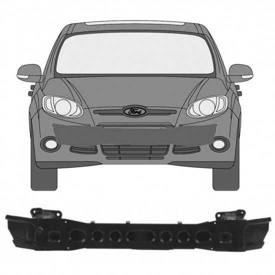 Frontfangerbjelke Ford Focus 2010-2018
