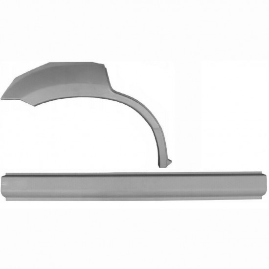 Reparasjonsplate Terskel Med Bakskjerm Ford Maverick 2001-2008 Høyre Sett - Bilde 2