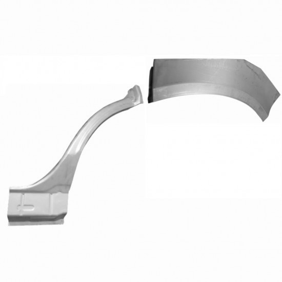 Reparasjonsplate Bakskjerm Land Rover Freelander 2006-2015 Venstre Sett - Bilde 2