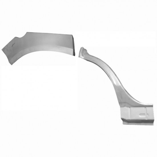 Reparasjonsplate Bakskjerm Land Rover Freelander 2006-2015 Høyre Sett - Bilde 2