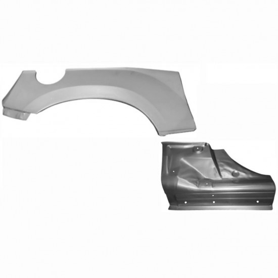 Reparasjonsplate Terskel Med Bakskjerm Suzuki Grand Vitara 2005-2014 Høyre Sett - Bilde 2