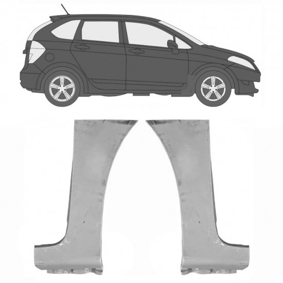 Reparasjonsplate Framskjerm Honda FR-V 2005-2009 Venstre/Høyre Sett