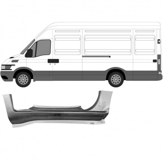 Reparasjonsplate Fremre Trinn Iveco Daily 99-14 Venstre