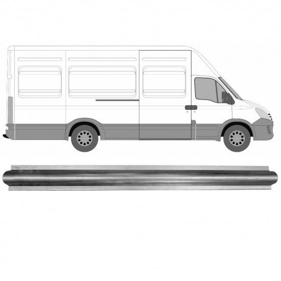 Reparasjonsplate Terskel Skyvedør Iveco Daily 06-14 Høyre