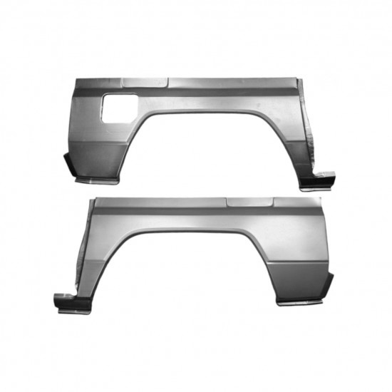 Reparasjonsplate Bakskjerm Toyota Land Cruiser J60 J70 1980-1990 Venstre/Høyre Sett - Bilde 2