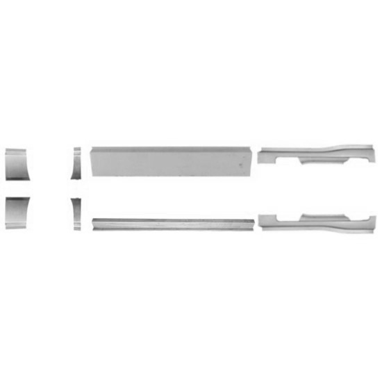 Sett Med Reparasjonsplater Renault Master 10-24 Venstre+Høyre - Bilde 2