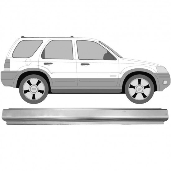 Reparasjonsplate Terskel Ford Maverick 2001-2008 Venstre = Høyre /