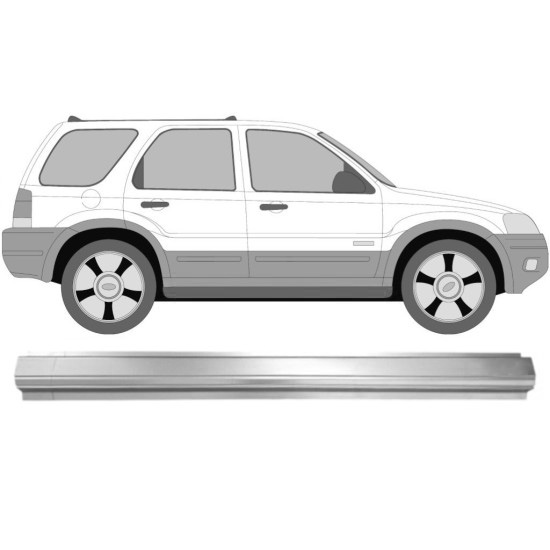 Reparasjonsplate Terskel Ford Maverick 2001-2008 Venstre = Høyre