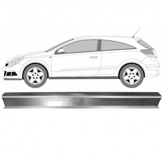 Reparasjonsplate Terskel Opel Astra GTC 2005-2011 Venstre