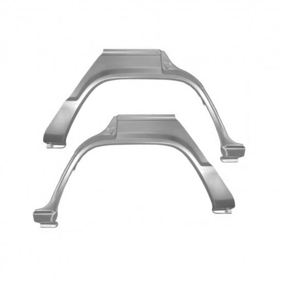 Reparasjonsplate Bakskjerm Mitsubishi Pajero 82-92 Venstre/Høyre Sett - Bilde 2