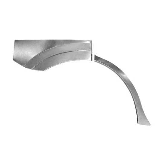 Reparasjonsplate Bakskjerm Mitsubishi Pajero 2006-2021 Høyre - Bilde 2