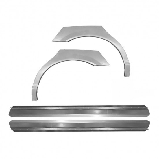 Reparasjonsplate Terskel Med Bakskjerm Jaguar S-Type CCX 1999-2007 Sett - Bilde 2