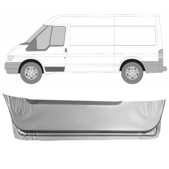 Reparasjonsplate Fordør Indre Ford Transit 00-13 Venstre