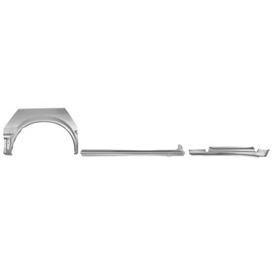 Sett Med Reparasjonsplater Ford Transit 00-13 / SWB Høyre - Bilde 2