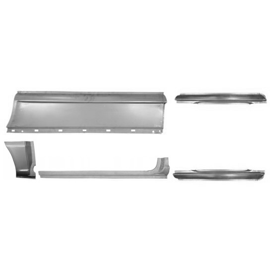 Sett Med Reparasjonsplater Mercedes Vito W639 03-14 Venstre+Høyre - Bilde 2