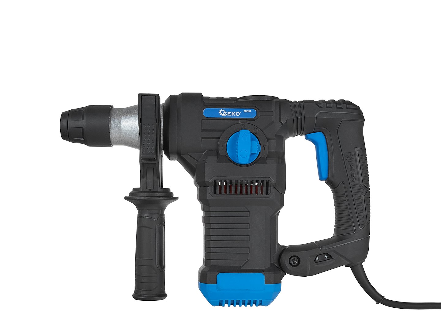 Slagbormaskin - Slagboremaskin 1500W 6J SDS+ /Koffert/ - Bilde 4