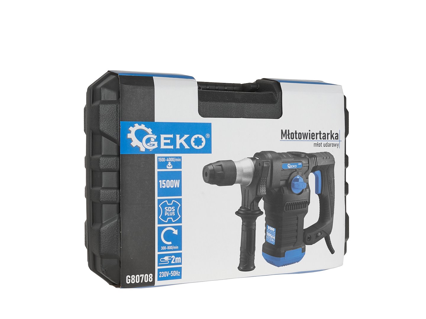 Slagbormaskin - Slagboremaskin 1500W 6J SDS+ /Koffert/ - Bilde 10