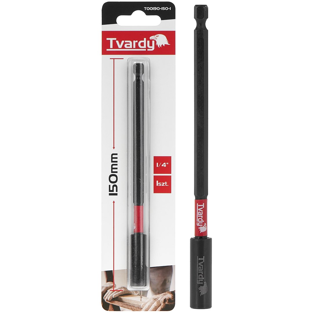 Magnetisk slagbitholder 1/4" 150 mm - Bilde 3