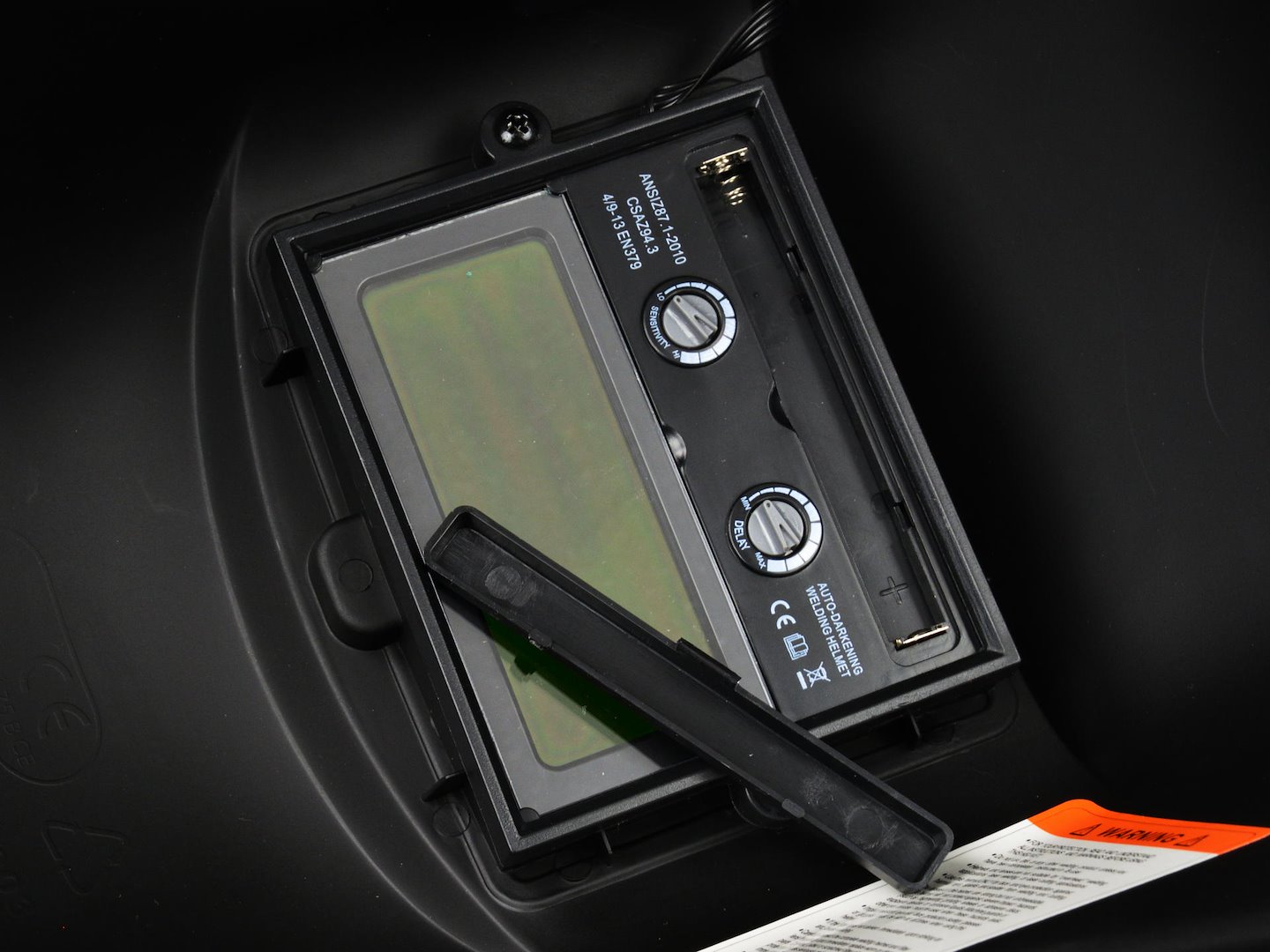 Profi Grå Sveisemaske Med Automatisk Mørklegging - Bilde 4