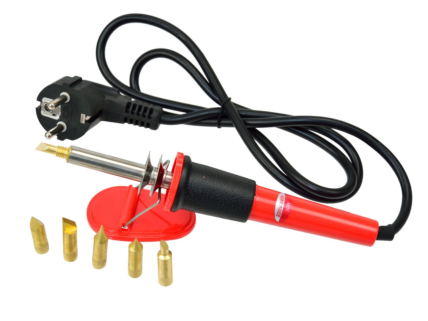 Ved- og lærbrenner 6 stk.