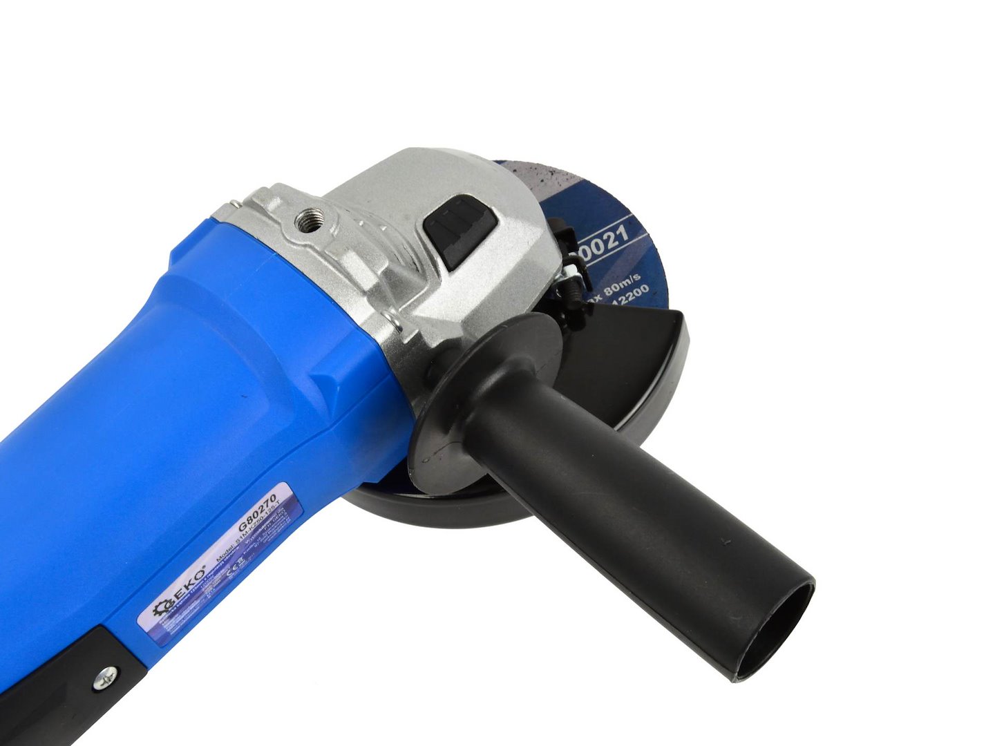 125 mm vinkelsliper med variabel hastighetskontroll, langt håndtak - Bilde 3