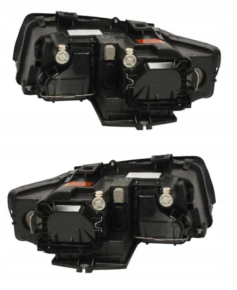 Frontlykter Audi A4 B6 Xenon D1S/H7 Svart 2000–2004 Høyre/Venstre - Bilde 2
