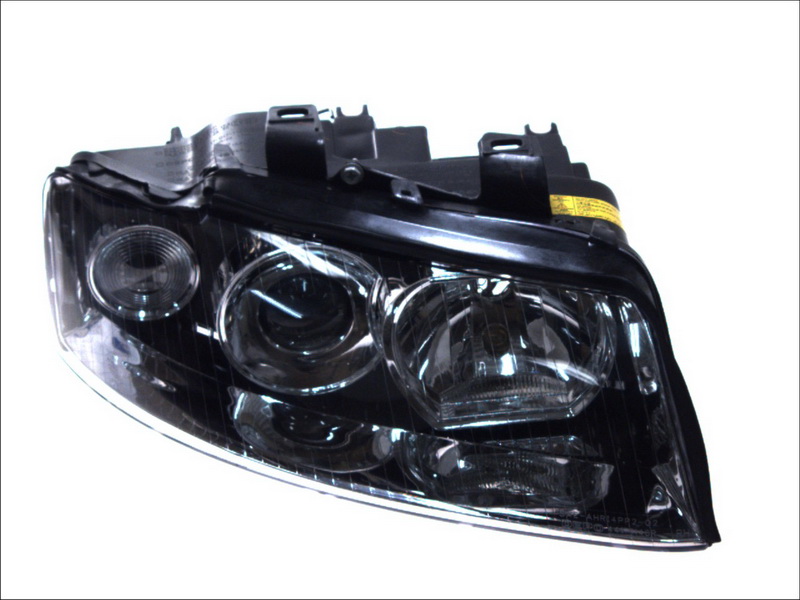 Frontlykter Audi A4 B6 Xenon D1S/H7 Svart 2000–2004 Høyre/Venstre - Bilde 3