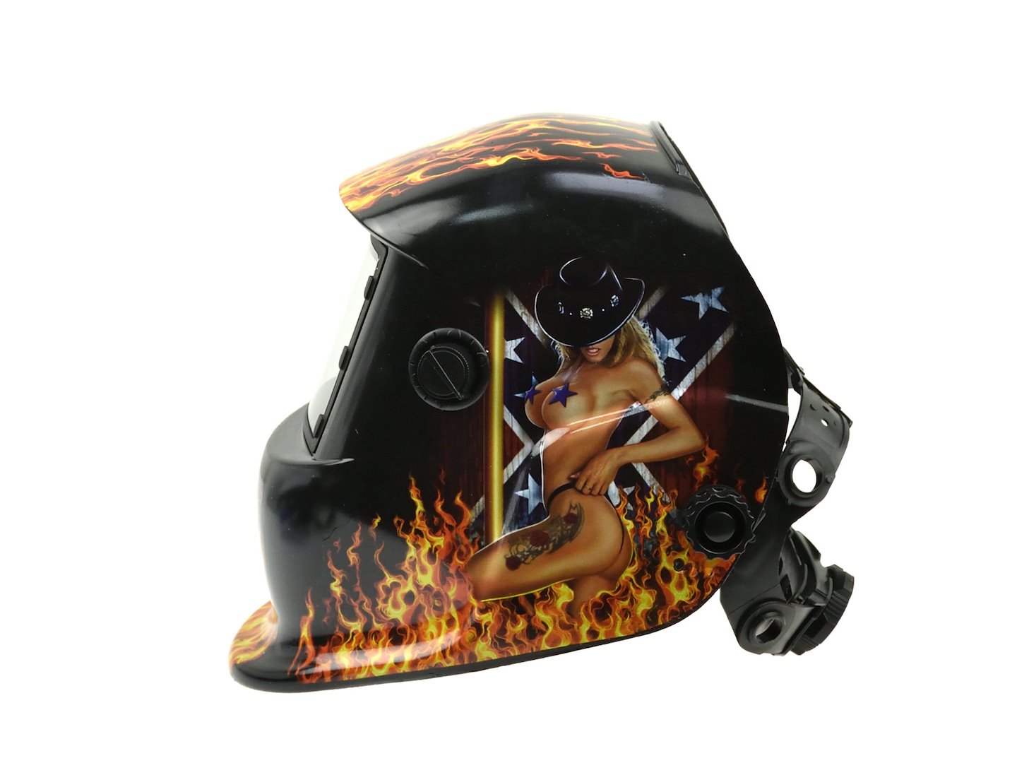 Flamme Automatisk Mørknende Sveisemaske - Bilde 6