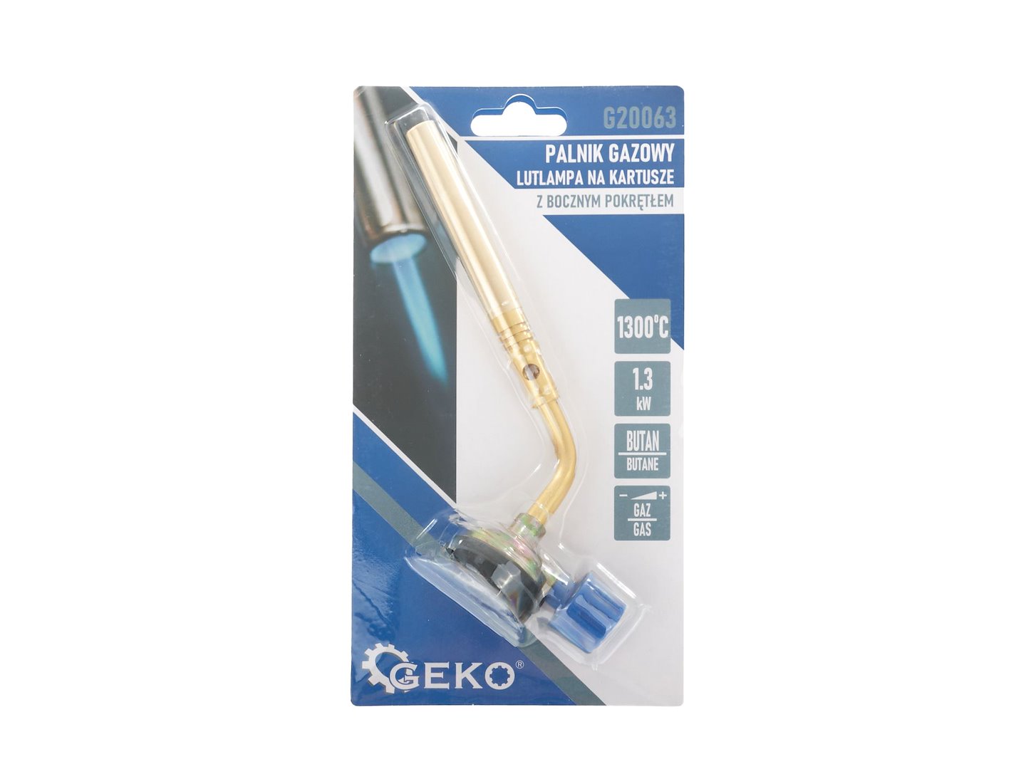 Gassbrenner - Patronloddelampe Med Sideknapp - Bilde 3