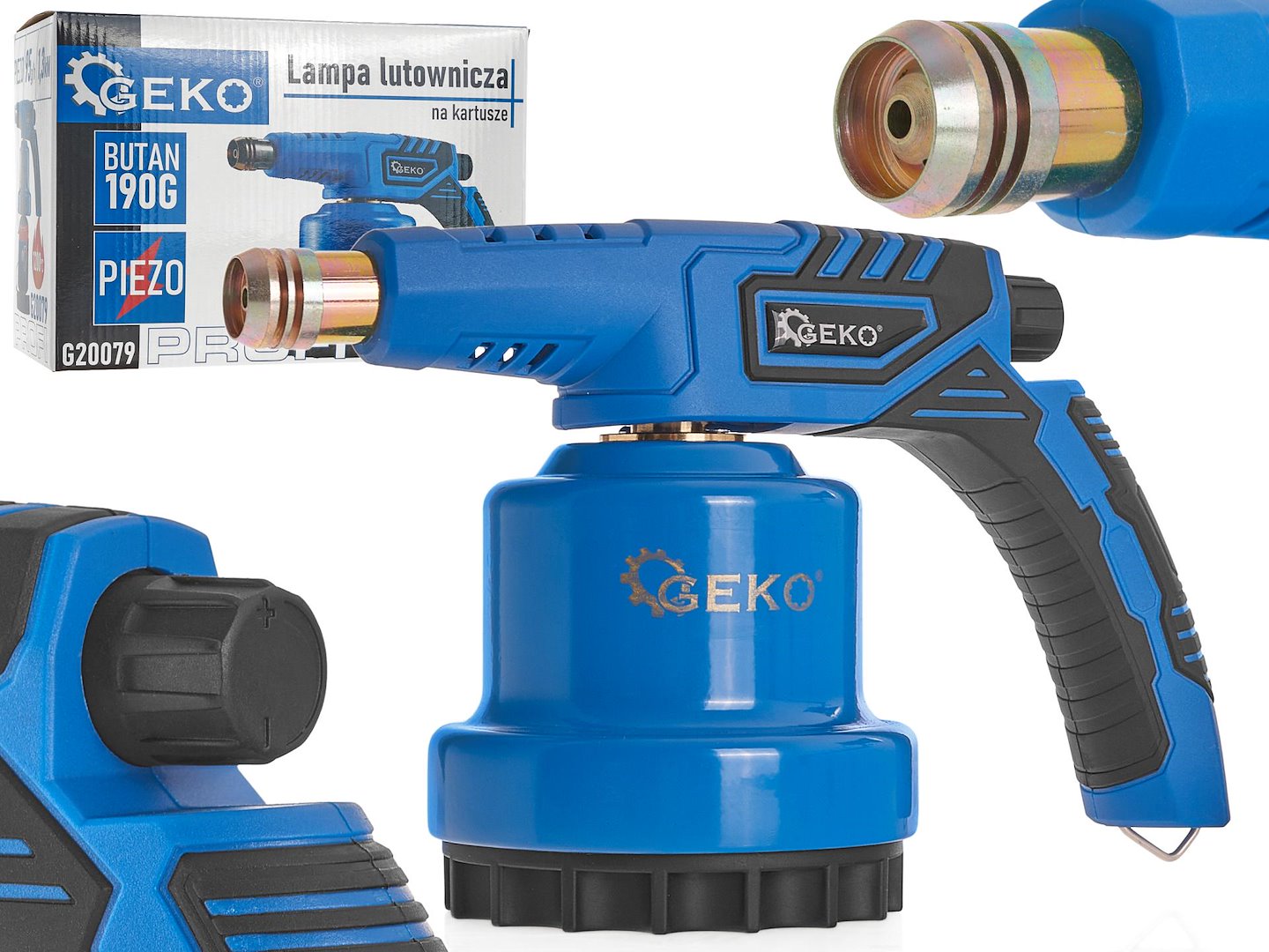 Piezo-Blåsebrenner For 190 G Patroner, Metall Profi - Bilde 3