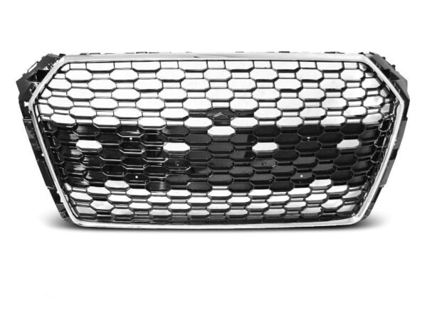Grill Sport Krom Svart passform Audi A4 B9 15-19