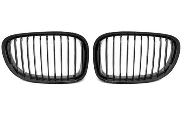 Grill blank svart BMW F01 09-15