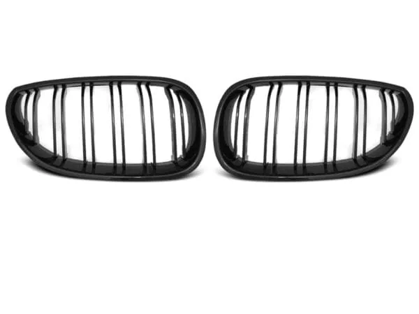 Grill Bmw E60/E61 07.03-10 Glossy Black Double Bar M-Look