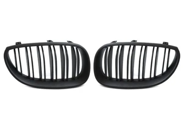 Grill BMW E60 / E61 03-10 Sport Matt Sort - Bilde 2