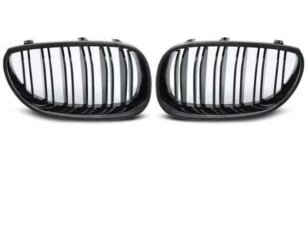 Grill BMW 5 E60/E61 03-10 Sport Glossy Black - Bilde 2