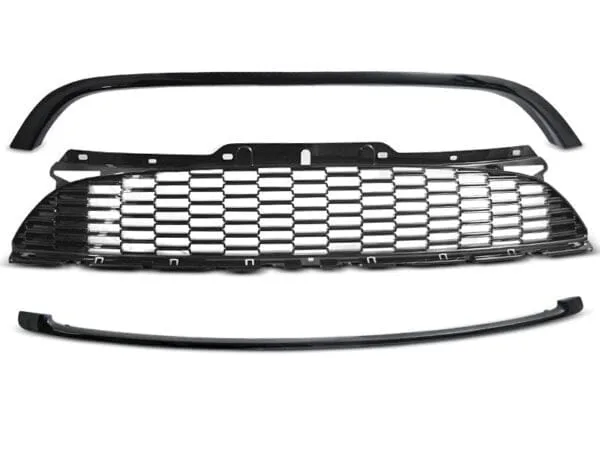 Grill Mini Cooper S/jcw 06-14 R56/57/55 blank svart