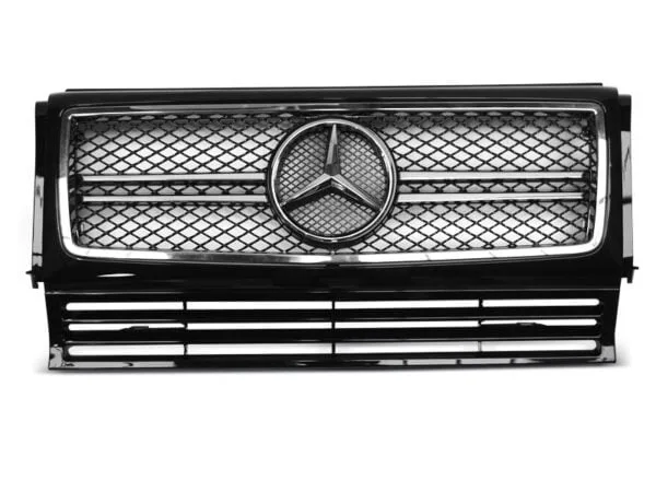 Grill Sport Sort Krom Mercedes W463 90-12