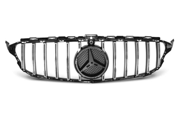 Grill Sport Blank Sort Krom Mercedes W205 14-18