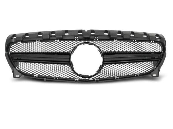 Grill Glans Svart Sport Style Mercedes CLA W117 13-19