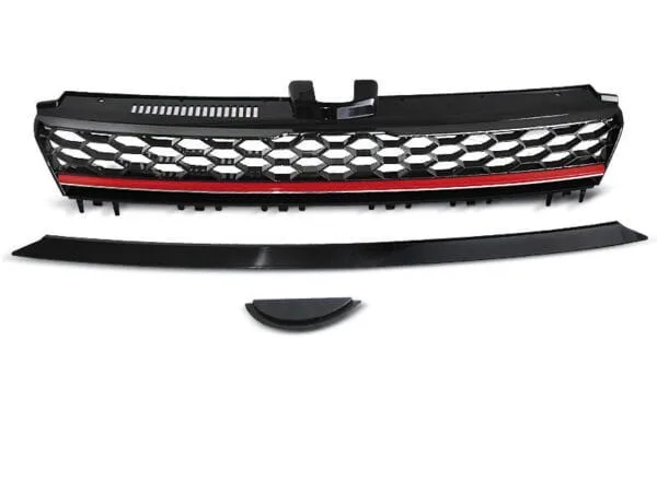 Grill VW Golf 7 GTI Style Red 13-17