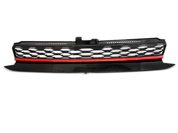 Grill Sport Sort RØD VW Golf 7 17-
