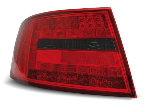 Baklykter LED RØD Smoke Audi A6 C6 Sedan 04.04-08