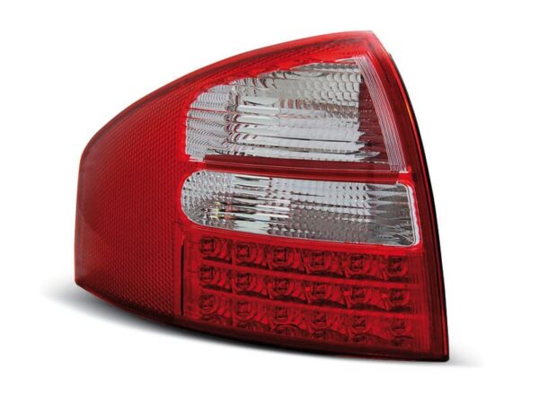 Baklykter LED RØD Hvit Audi A6 05.97-05.04 Sedan