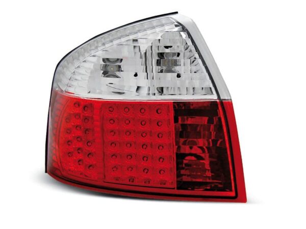 Baklykter LED RØD Hvit Audi A4 10.00-10.04