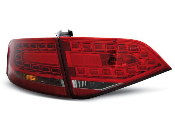 Baklykter LED RØD Smoke Audi A4 B8 08-11 Sedan